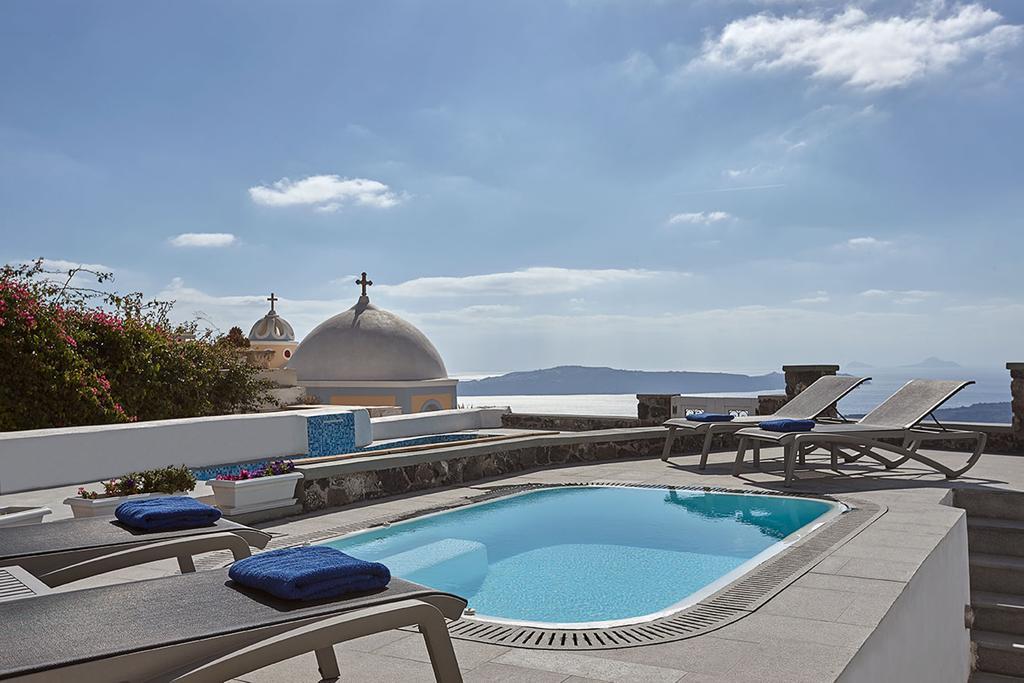 Villa Dakoronia Fira  Dış mekan fotoğraf